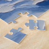 Bull Terrier Kerstboot Vakantie Legpuzzel (Zijkant)