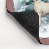 Bull Terrier-kerstcadeautjes Muismat (Hoek)