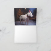 Bull Terrier Kerstfeest Seizoen Kaart (Binnen)