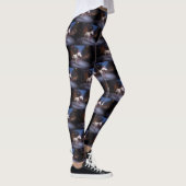 Bull Terrier Kerstfeest Seizoen Leggings (Rechts)
