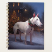 Bull Terrier Kerstfeest Seizoen Planner (Voorkant)