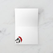 Bull Terrier Kerstkaart Kaart (Binnen)