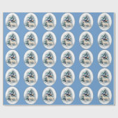 Bull Terrier Kerstmis Cadeaupapier (Vlak)