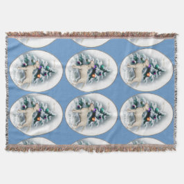 Bull Terrier Kerstmis Deken