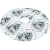 Bull Terrier Kerstmis Kerstboom Rok (Gekanteld)