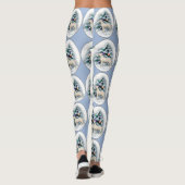 Bull Terrier Kerstmis Leggings (Achterkant)