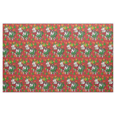 Bull Terrier-kerststof Stof (Yard (91,4 cm))