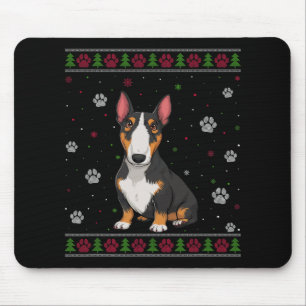 Bull Terrier Kersttrui Xmas Dierenhond Muismat