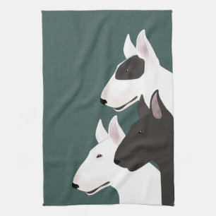 Bull Terrier keukenhanddoek