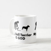 Bull Terrier Koffiemok (Voorkant links)