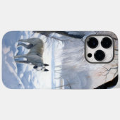 Bull Terrier Laat het sneeuwen Kerstmis Case-Mate iPhone Case (Achterkant (horizontaal))