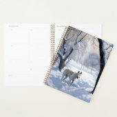 Bull Terrier Laat het sneeuwen Kerstmis Planner (Display)