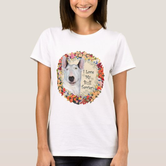 Bull Terrier Liefde T-Shirt (Voorkant)