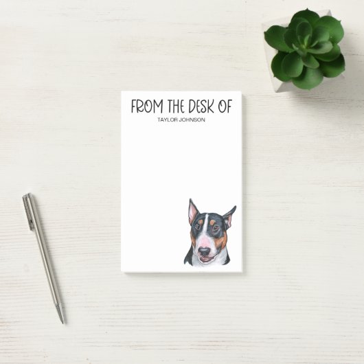 Bull Terrier liefhebber Post-it® Notes (Kantoor)