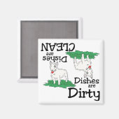 Bull Terrier Liefhebbers Vaatwasser Magnet (Voorkant / Achterkant)