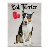 Bull Terrier Lover poster (Voorkant)