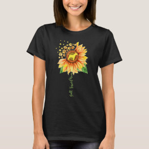 Bull Terrier Ma Sunflower voor Bull Terrier T-shirt