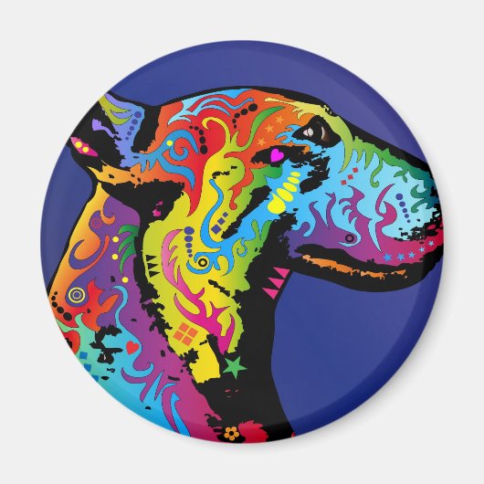 Bull Terrier Magneet (Voorkant)