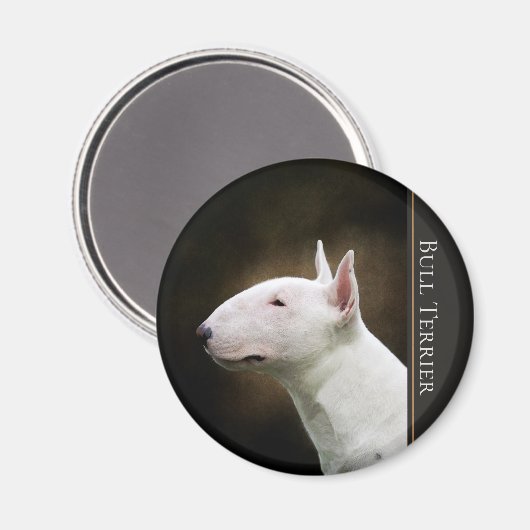 Bull Terrier Magnet (Voorkant / Achterkant)