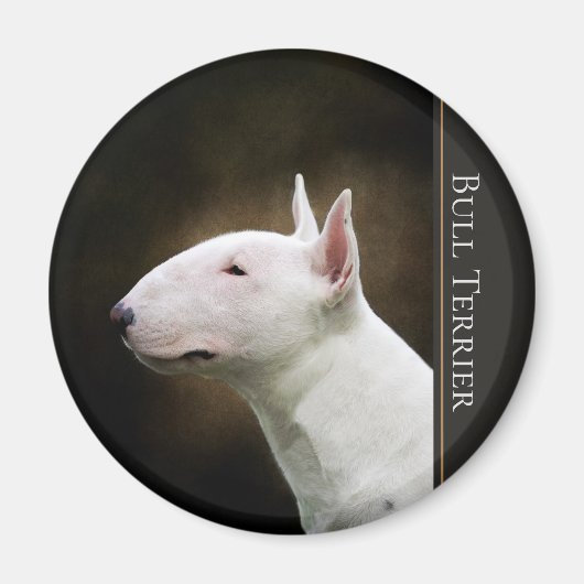 Bull Terrier Magnet (Voorkant)