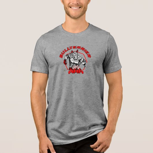 Bull Terrier Martial Arts ElitE Tri-Blend Shirt (Voorkant)