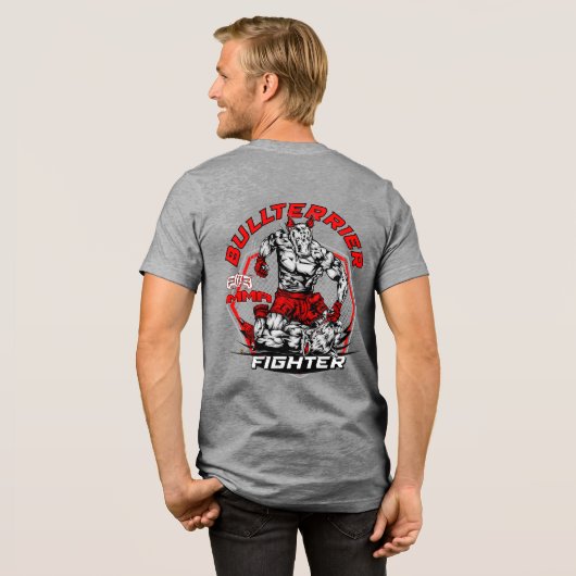 Bull Terrier Martial Arts ElitE Tri-Blend Shirt (Voorkant)