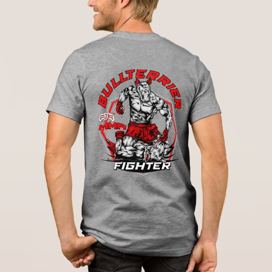 Bull Terrier Martial Arts ElitE Tri-Blend Shirt (Achterkant)