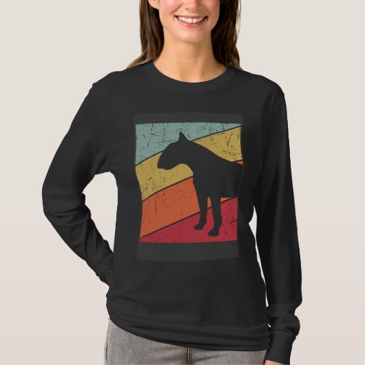 Bull Terrier  Men Women Miniature Bull Terrier Vin T-shirt (Voorkant)