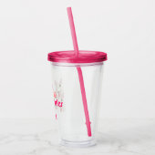 Bull Terrier Moeder Acryl Tumbler Drinkbeker (Links)