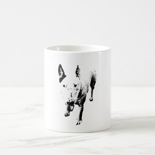 Bull Terrier Mok - Gritty Inkt Stijl (Center)