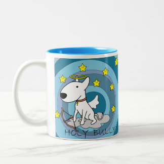 Bull Terrier-Mok Tweekleurige Koffiemok
