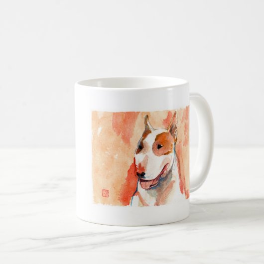 Bull Terrier Mug Koffiemok (Voorkant rechts)