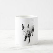 Bull Terrier Mug – Soulful Grit, Front and Center Koffiemok (Center)