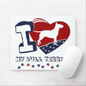 Bull Terrier Muismat (Met muis)