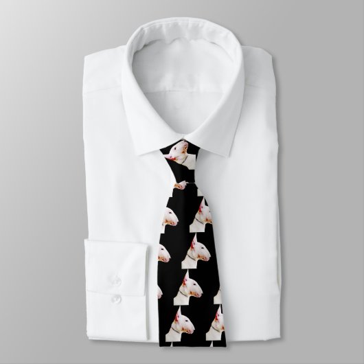 Bull Terrier necktie Stropdas (Gebonden)