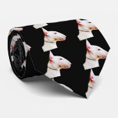 Bull Terrier necktie Stropdas (Opgerold)
