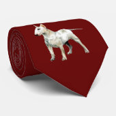 Bull Terrier Necktie Stropdas (Opgerold)