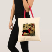 Bull Terrier nieuwjaar Tote Bag (Voorkant (product))
