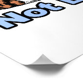 Bull Terrier NOT a Pig Poster (Hoek)