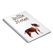 Bull Terrier Notitieboek (Rechterzijde)