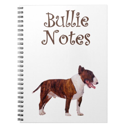 Bull Terrier Notitieboek (Voorkant)