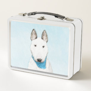 Bull Terrier Painting - Cute Original Dog Art