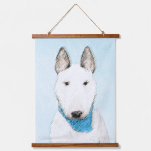 Bull Terrier Painting - Cute Original Dog Art Hangend Wandkleed
