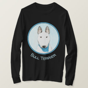 Bull Terrier Painting - Cute Original Dog Art T-shirt