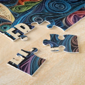 Bull Terrier Paper Quilling Art Dog Portret Legpuzzel (Zijkant)