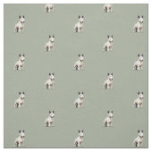 Bull terrier patroon stof (Swatch)