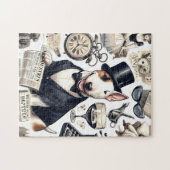 Bull Terrier Pattern Legpuzzel (Horizontaal)