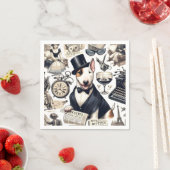Bull Terrier Pattern Servet (Insitu)