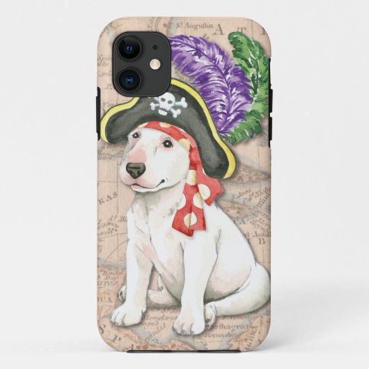 Bull Terrier Pirate Case-Mate iPhone Case (Achterkant)
