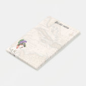 Bull Terrier Pirate Post-it® Notes (Schuin)